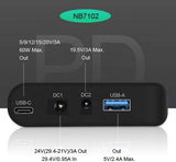 Talentcell 3.7V 64.75Wh Factory Wholesale Portable Laptop ROHS Best 17500mAh Mobile Notebook Power Bank