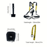 1pc Suspension Resistance Band, Tension Belt, Yoga Pilates Training Belt, Fitness Supplies