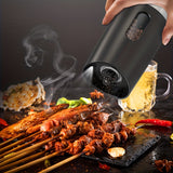 1pc, Electric Salt&Pepper Grinder Build In Battery, Rechargeable Automatic Grinding Sets With Gravity Induction, Adjustable