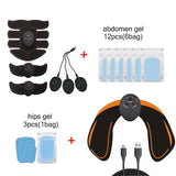 Stimolatore ricaricabile USB trainer EMS fiess intelligente, attrezzo ginnico per massaggio muscolare addominale ABS