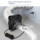 Electric Adjustable Speed Soldering Absorber Fume Extractor Filter Ventilation Fan Low Noise
