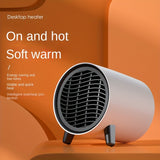 1pc, Portable Mini Electric Heater, Office Desktop Small Heating Fan, Household Electric Heater Student Dormitory Heater, For Home Office School Thanksgiving Halloween Christmas Gift Fall Winter Essential