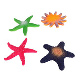 4pcs Water Growing Sea Animal Relieve Stress Stimulation EVA Water Expandable Animal Toy