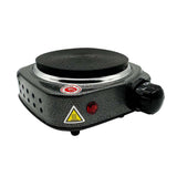 Electric Stove 500W Single Burner Cooktop Compact and Portable Adjustable Temperature Hot Plate White & Black