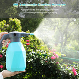 2L USB Handheld Automatic Garden Sprayer Electric Mister Spray Bottle Watering Can Spritzer Adjustable Spout Plant Tools