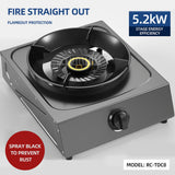 Household Stainless Steel Energy-Saving Gas Single Stove - Desktop for Kitchen Cooking