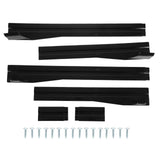 Lower Side Bottom Line Extensions Modifiable Length Lightweight Car Side Skirts Easy Installation for Car