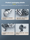 Universal spout with swivel universal extension for faucets, capable of rotating, boostingand splash proof water