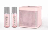 Portable Bluetooth Speaker Wireless Microphone Singing Equipment Stereo Bass Subwoofer Karaoke Party Support AUX New