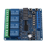 1 Piece Relay Module Board With Optocoupler Self-Locking Timing Relay DC 8V-36V 4 Channel Multi-Function