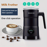 1pc, Electric Milk Frother, Household Fully Automatic 4-in-1 Function Frother, Hot And Cold Stirring Coffee Latte Art Milk Frother