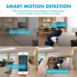 Smallest 1080P HD Mini Camera Wifi IP Webcam Remote Monitoring Small Camcorder Infrared Night Vision Micro Cam Built-in Battery