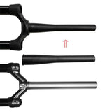 Aluminum Alloy Front Fork Head 1pc Mountain bike Accessories Gear Tube Extension Bicycle Tapered Convenient