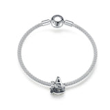 Sterling Silver Letter Bracelet