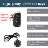 12V Car Starter Switch Engine Push Start Stop Buttons Alarm Ignition Control Keyless Entry Antitheft System Electronics