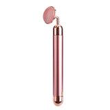 Roller Natural Jade Skin Care Massage Face Neck Body Pink Rose Quartz Electric Facial Massager Beauty Lift Slimming Tool