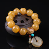 Golden yak horn bracelet
