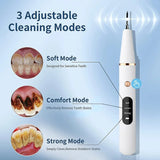 Scaler For Tartar Stain Tooth Calculus Remover Electric Sonic Teeth Plaque Cleaner Dental Stone Removal Household