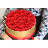 Romantic Level A Eternal in Box Gifts Wife Real Rose Preserved wer Gift Set Home Decor Valentines Day Wedding-B