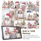 21.5-Inch WiFi Photo 1920*1080P IPS Touch Screen Cloud Digital Picture Frame 16GB Storage Share Photos via APP