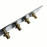 304 Stainless Steel Rectangular Waterfall Outlet Rectangle Shape Bathroom Shower Faucet Massage Bathtub Water Jet Nozzle