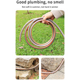 Watering Hose Sprinkler High Pressure Wash Garden Storage Car Frame Water Gun Tool Set