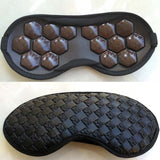 Stress Therapy Electric Home Eye Massager Natural Real Tourmaline Eye Massager Therapy Jade Stone Germanium Sleep Eye Mask