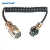 8 Pin Female To Male Mic Microphone Extension Cable for WORKMAN EX8 Yaesu ICOM KENWOOD CB HAM Radio Walkie Talkie Accessories