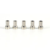 50PCS/Set Copper Twist On RG6 F Type Coaxial Plugs RF/AV Signal Cable Connector TerminalsPlugs