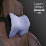 Car headrest protects cervical vertebrae for safe driving