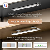 Sensor human intelligent LED long magnetic self-adhesive charging light strip 2PC