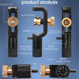 ACS-2 Armored Wire Stripper Optical Cable Fiber Optic Stripping Tool Jacket Slitter Sheath Cutter 4-10mm & 8-28.6mm