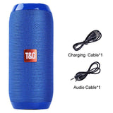 Waterproof Outdoor Boombox with Portable Bluetooth Speaker, Wireless Bass Subwoofer, AUX TF USB Stereo Loudspeaker Music Box