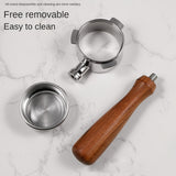 54 Platinum Rich 8 Series Alloy Coffee Handle 54mm Platinum Rich 8 Series Universal 870/880 Solid Wood Coffee Machine
