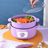 1pc, UK Plug Multifunctional Electric Hot Pot, Takeout Hot Pot, Electric Boiling Pot, Non-stick Pot, Dormitory Electric Pot Gift