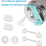 6PCS Proof Cup 1.0 40/30/20 Oz, Leakproof Silicone Seal Kit for Stanley Spill Stopper