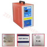 220V Heater Induction Heating hine Smelting Furnace High Frequency Welding Metal Quenching and Annealing Equi