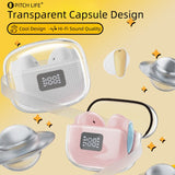 P228 Colorful Transparently Wireless Bluetooth Headset Touch Light Mini High Quality Earplugs Anti Sweat HD Sound Stereo Univer