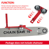 Chainsaw Tightening Repair Metal Bar Rail Closing Tool Adjustable Fit Different Gauge Bars