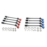 4 PCS Steel Extended Driveshaft CVD With Splined Wheel Hex For 1/10 Traxxas MAXX RC Car Replacement Accessories