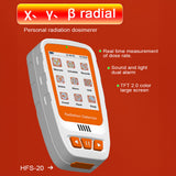 HFS-20 Geiger Counter Nuclear Radiation Detector Color Display Screen Personal Dosimeter Detectors Beta Gamma X-Ray Tester