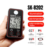 Color Temperature High Precise Illuminance 0.5-300000 LED Illumination Test Meter Photographic Luminance Measure