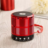 H&B Store WS887 Portable Cylinder Button Control Stereo Music Wireless Bluetooth Speaker