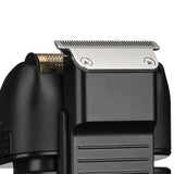 2024 New Professional WMARK NG-986 Stainless Steel Titanium Plated Two Blade Mesh Razor, Electric Men's Shaver