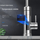 Electric Kitchen Tap Instant Hot Cold Heating Faucet Tankless Instantaneous Water Heater