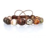 Natural Onyx Contrast Mix And Match Bracelet
