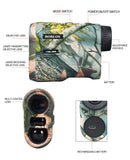 NK-1000 Hunting Laser Rangefinder 1000M with Target-Lock Angle Height Distance Measurement and Continuous Scan Concealment