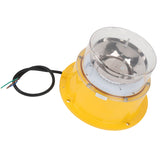 Dock Warning Light IP68 Waterproof Marine Navigational Warning Light Weather Resistance Red 15KM High Brightness for Towers