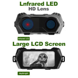 Infrared Digital Night Vision Binoculars 2.5" 1080P HD 4X Digital Zoom 600m Full Dark Night Vision Goggles Video Record for Hunt