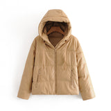 All-match faux leather cotton sweater